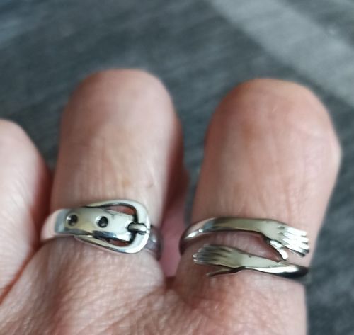 Customer photo review of Hug Ring