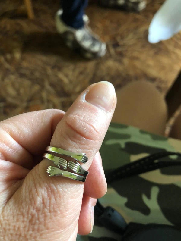 Customer photo review of Hug Ring