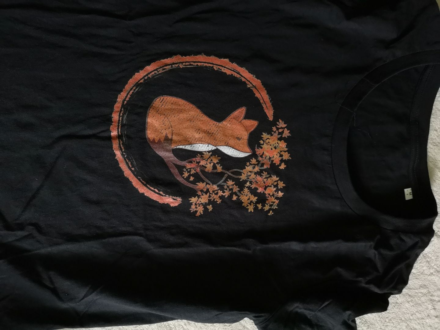 Customer photo review of HERBSTFUCHS  - Bio Damen Shirt