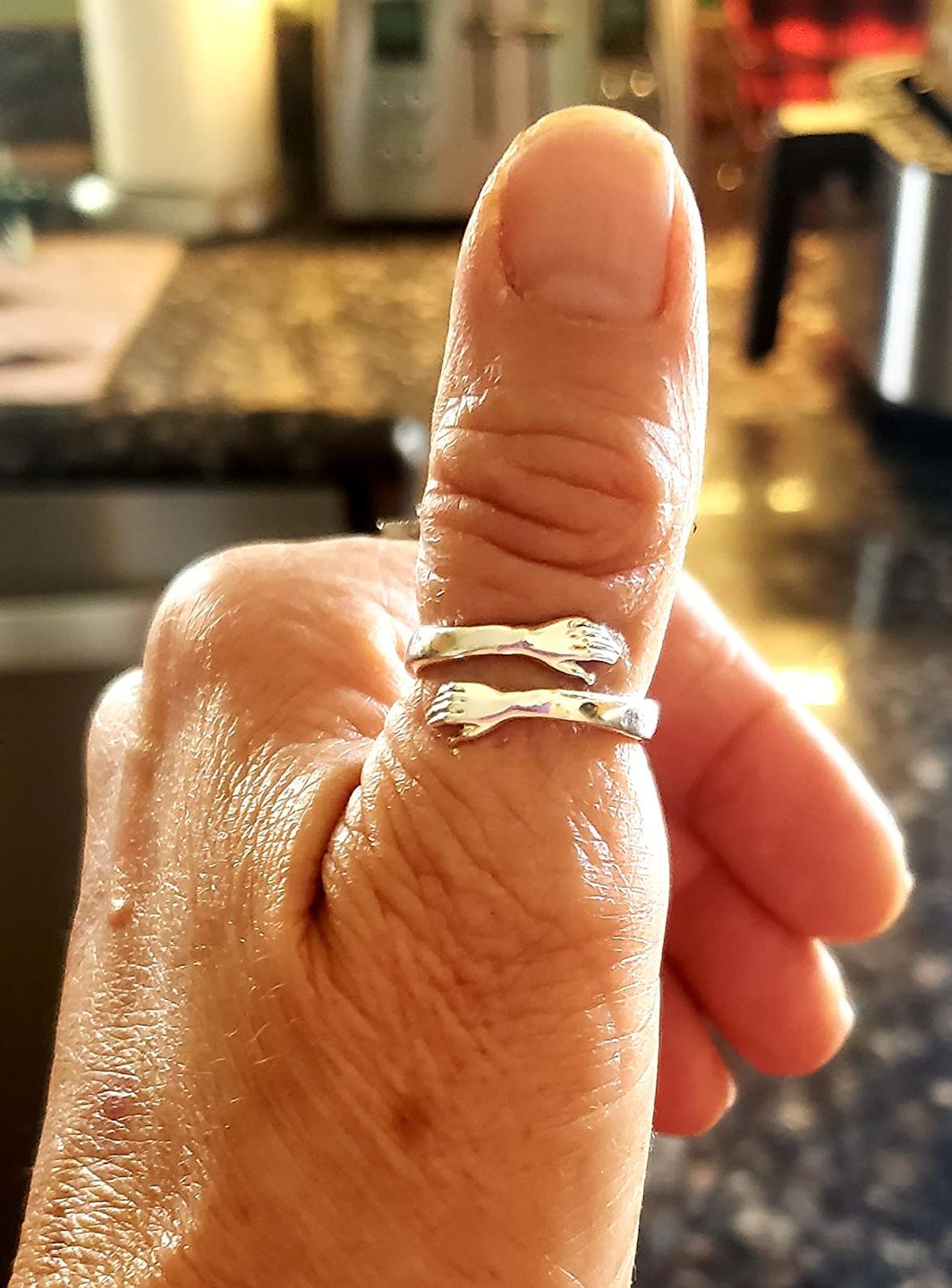 Customer photo review of Hug Ring