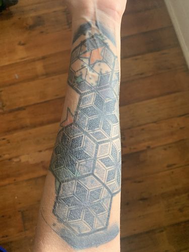 Customer photo review of Signature Tattoo Numbing Cream
