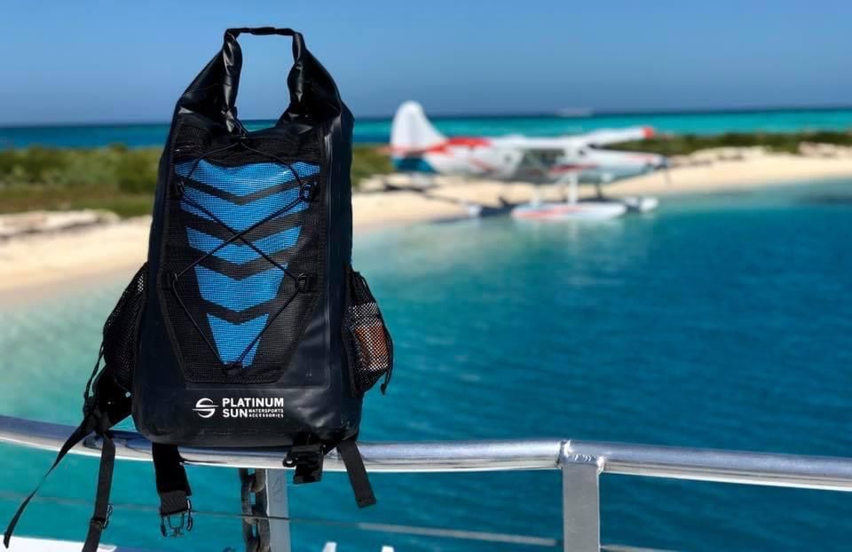 Customer photo review of Waterproof Dry Bag Backpack with extendable bottom compartment