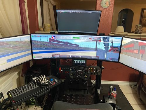 Customer photo review of Simulator Monitor Stand