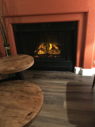 Customer photo review of Modern Flames 20'' Sunset Charred Oak Electric Log Insert - No Heat