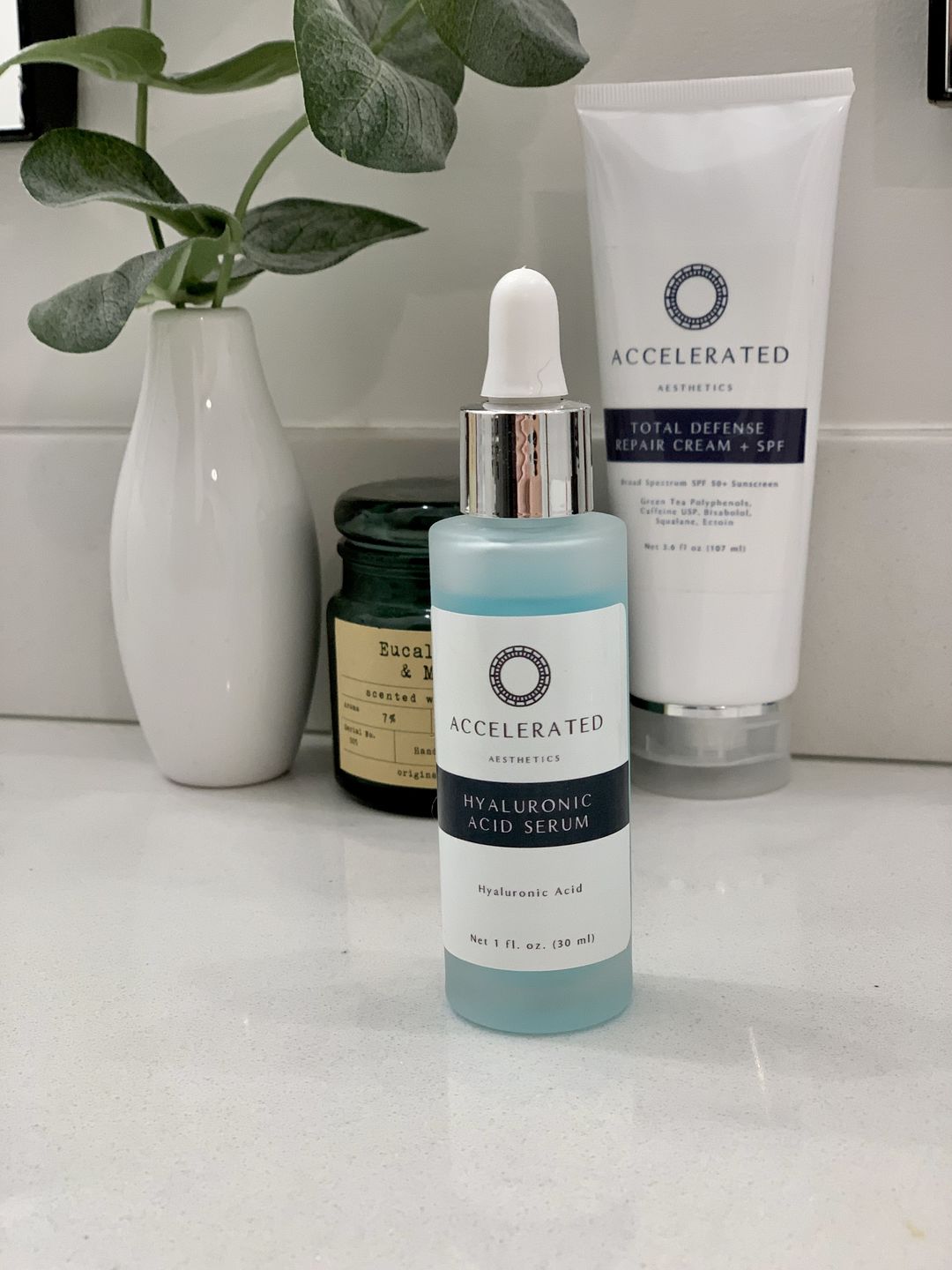 Customer photo review of Hyaluronic Acid Serum- NEW BOTTLE COMING WITH DROPPER- same Fluid Oz