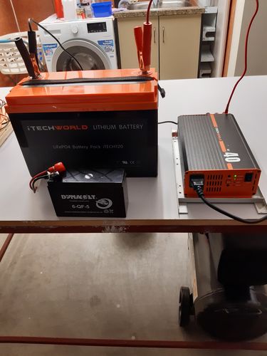 Customer photo review of iTECHBC40 Battery Charger 40 Amp 12v  iTechworld for Car, Boat, Caravan