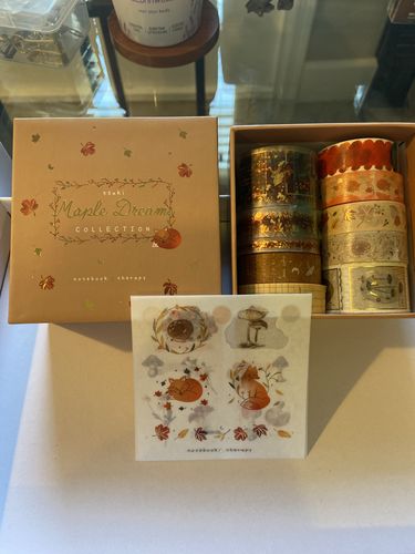 Customer photo review of Tsuki ‘Maple Dreams’ Washi Tape Set ☾