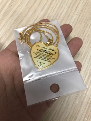 Customer photo review of Herz-Halskette - An meine Tochter von Mama