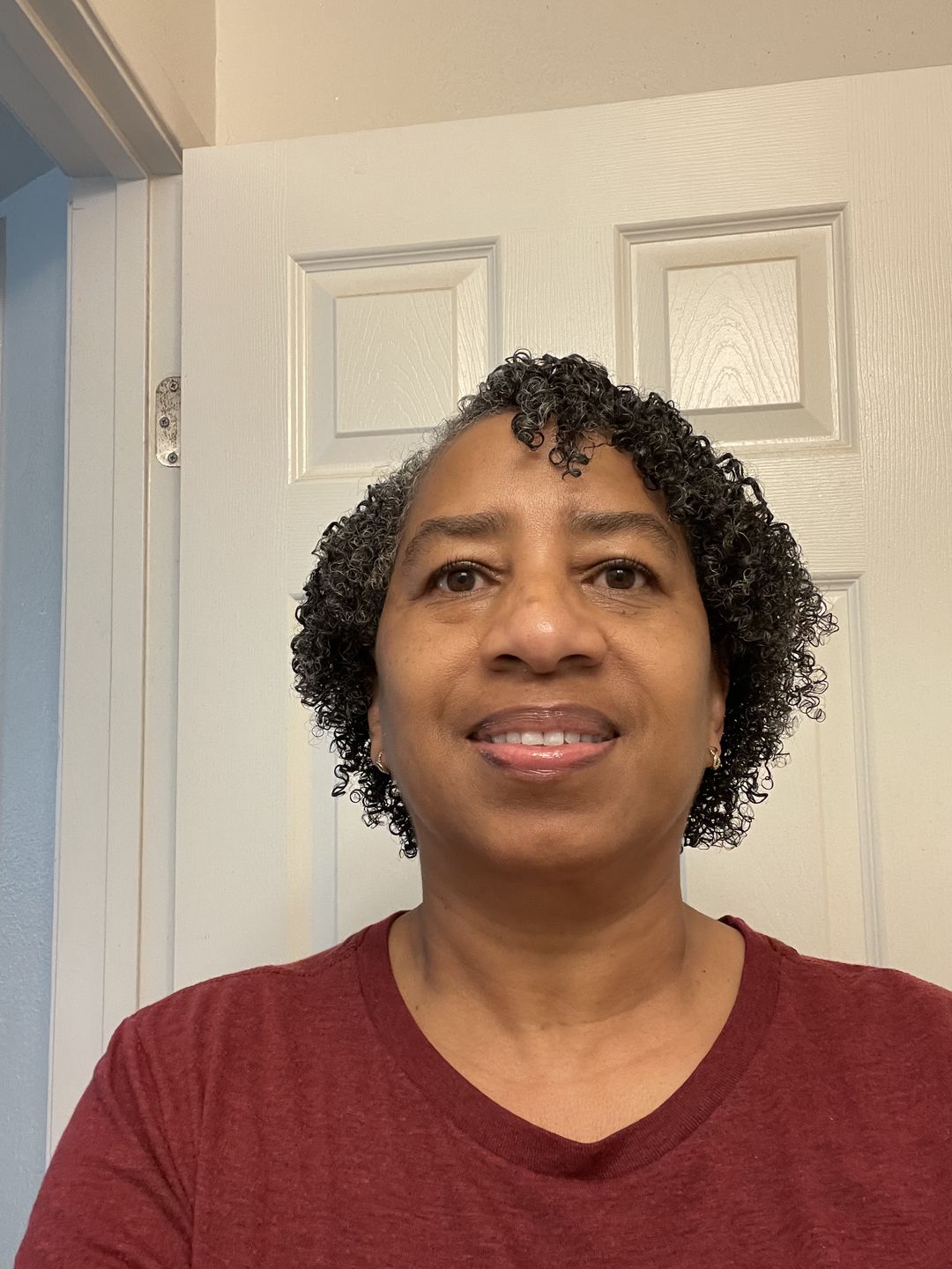 Customer photo review of Curly Hair Grape Seed Conditioner with Ultra Slip and Lavender Fragrance