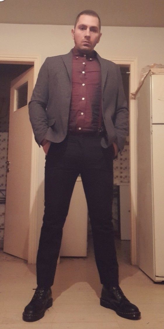 Customer photo review of Sta Prest Trousers - Black