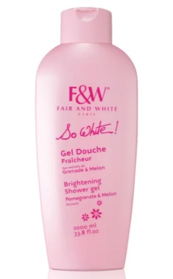 Customer photo review of Fair and White So White! Refreshing Shower Gel With Pomegranate And Melon Extracts (Jumbo-1000ml / 33.81 fl oz)