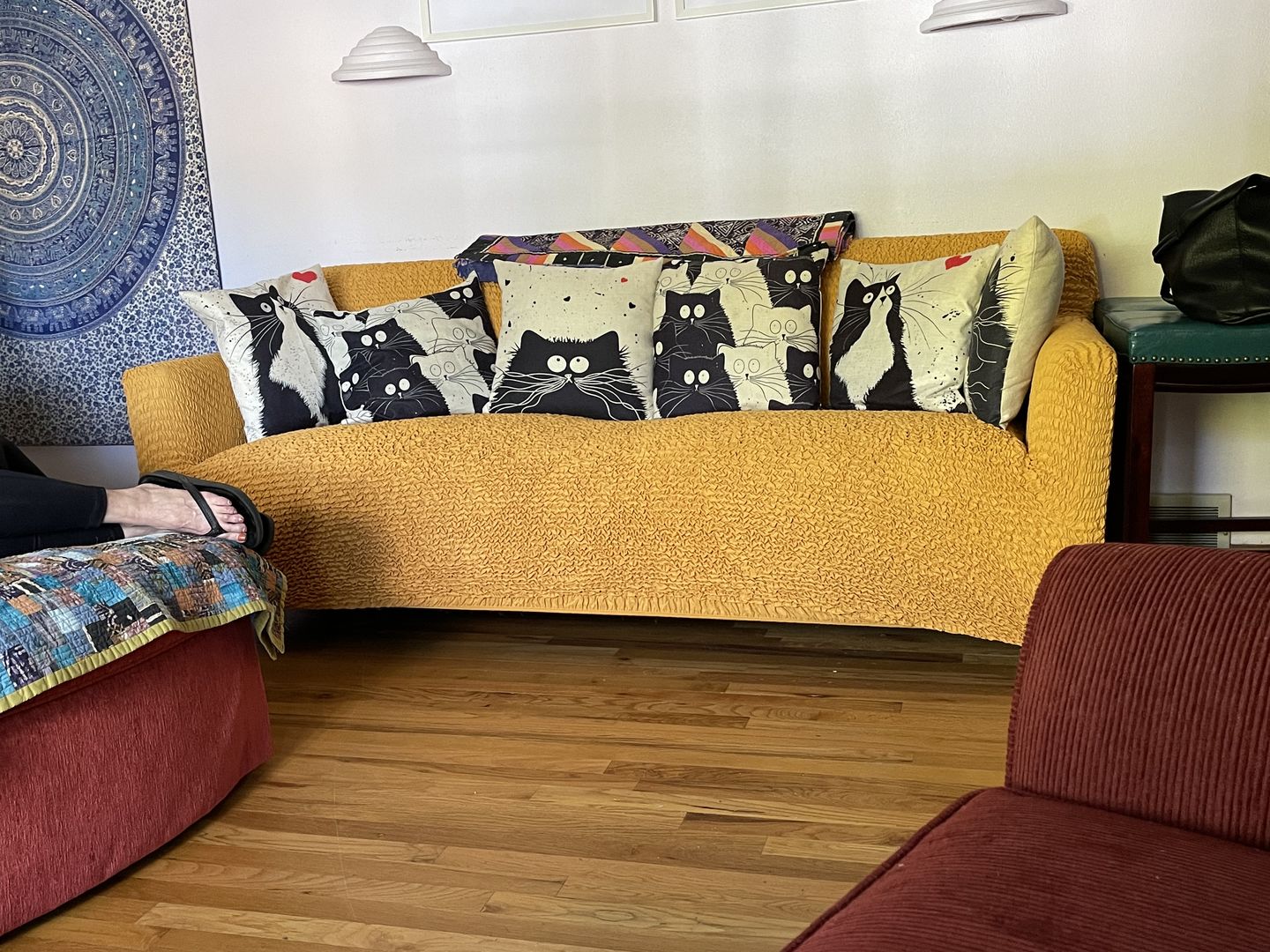 Customer photo review of Sofa 3 Seater Slipcover, Comfort Collection