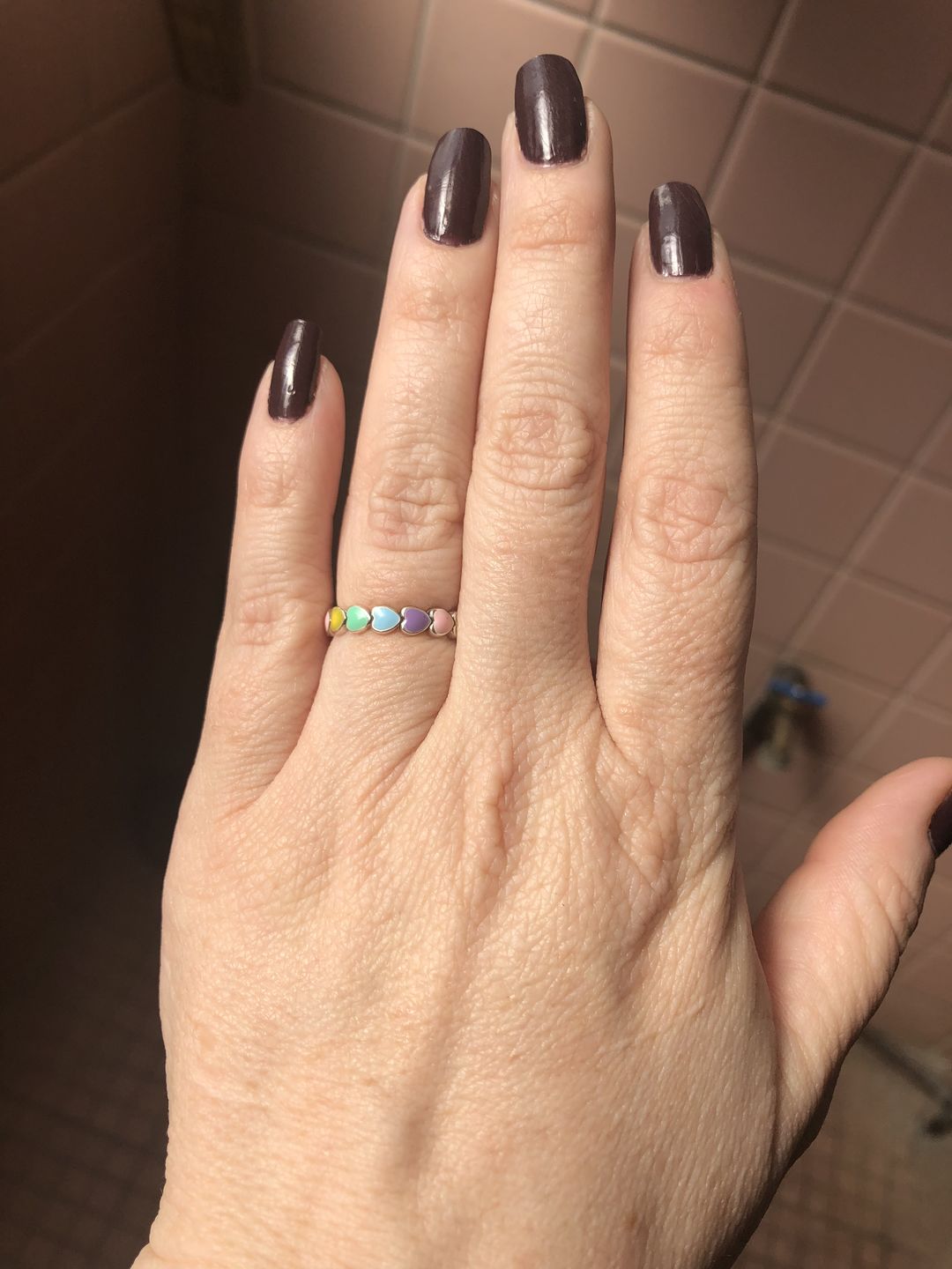 Customer photo review of Corazones Pastel