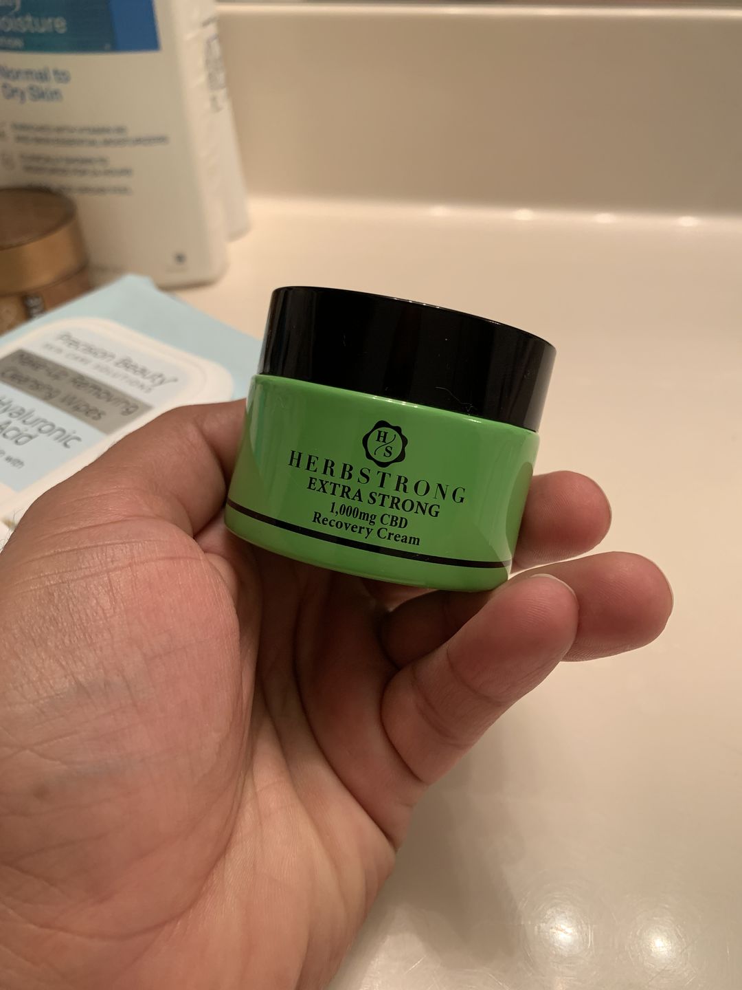 Customer photo review of Extra Strong Recovery Cream