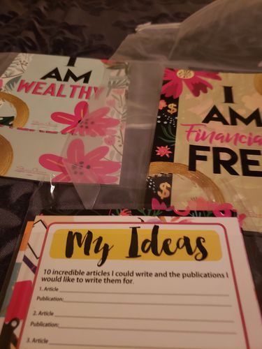Customer photo review of Prosperity/Debt Reduction Bag System (money bags)