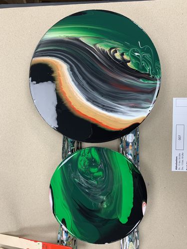 Customer photo review of Workshop: Acrylic Pouring / Einstieg ins Acrylgießen