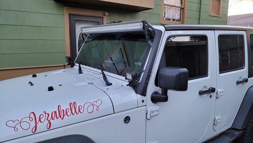 Customer photo review of Aerolidz Light Bar Cover - 50” 52” - Clear -  Dual Row