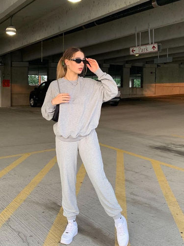 Customer photo review of Unisex Peach Skin French Terry Crewneck Sweatshirt