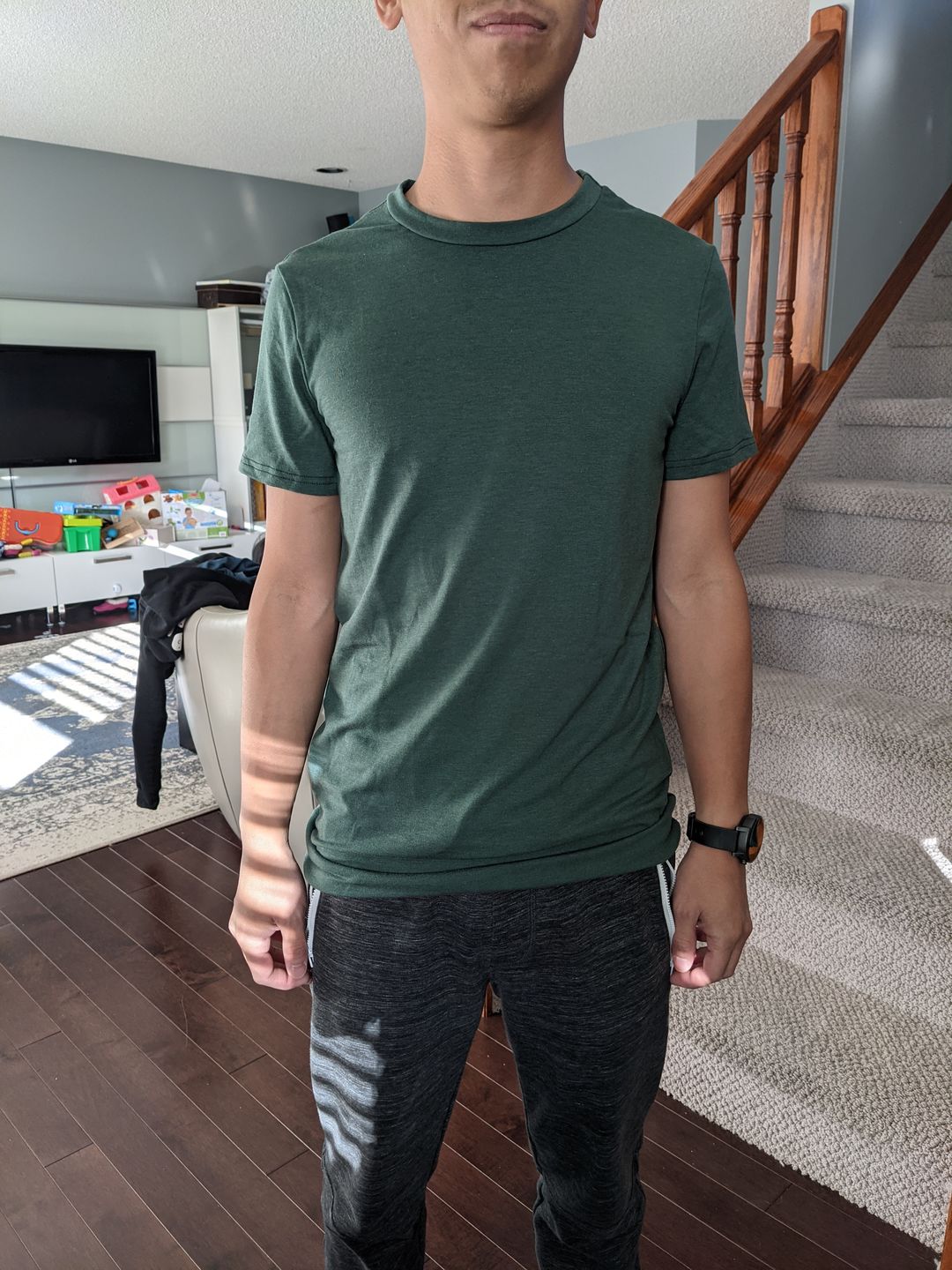 Customer photo review of *Freshly Baked* Men's Crew Tee