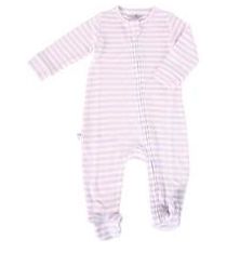 Customer photo review of Footie Pajamas, Merino Wool, Blush
