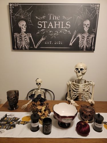 Customer photo review of Gothic Family Sign II