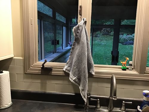 Customer photo review of Renewed Organic Waffle Kitchen Towel 6 Piece Set
