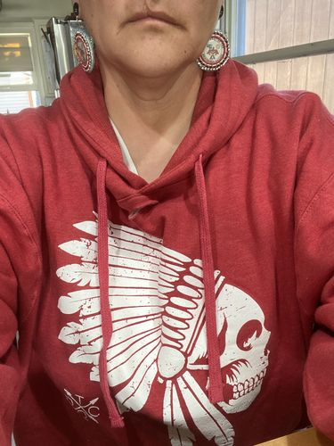 Customer photo review of 1- Apache Crop Hoodie