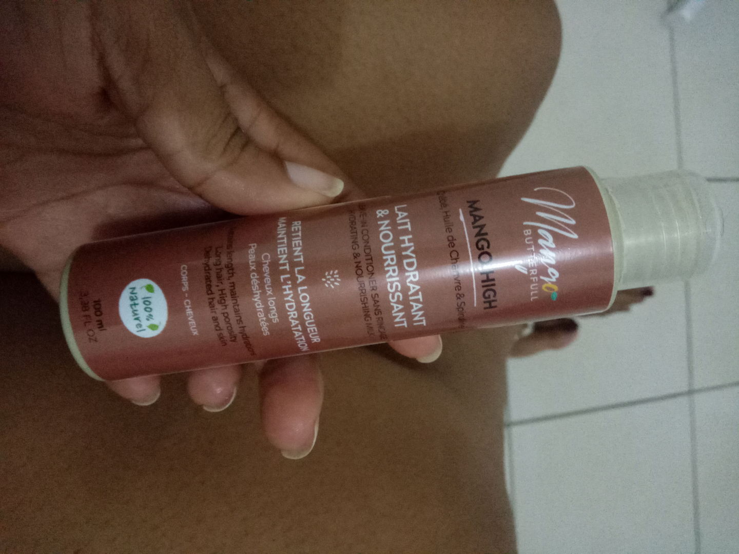 Customer photo review of Lait hydratant et nourrissant - HIGH