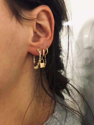 Customer photo review of Boucles d'oreilles LOANYA "Céline"