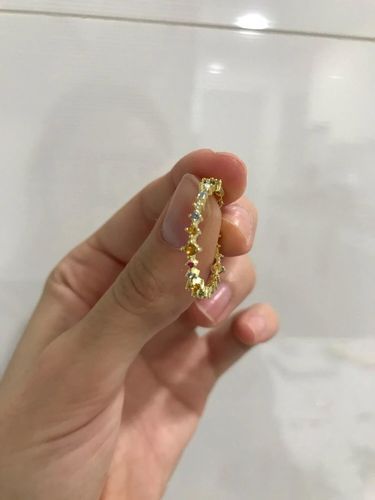 Customer photo review of Boucles d'oreilles LOANYA "Céline"
