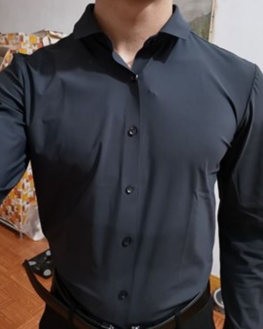 Customer photo review of Stretch Non-iron Anti-wrinkle Shirt