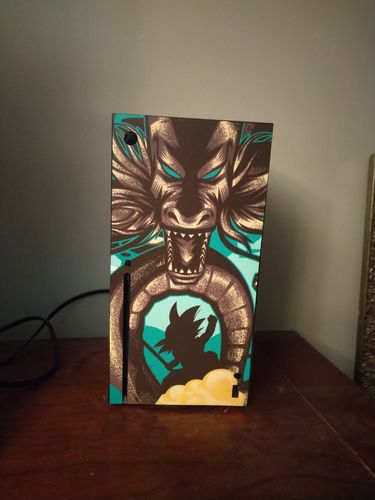 Customer photo review of Shenron's Revenge - Xbox Series X Console Skin