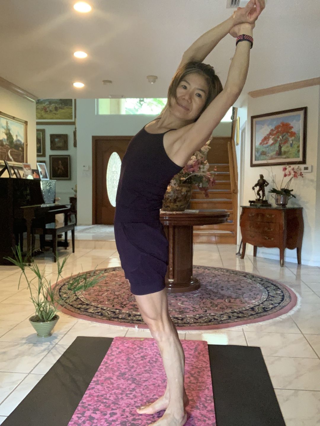 Customer photo review of Organic Cotton Short Yoga Jumpsuit