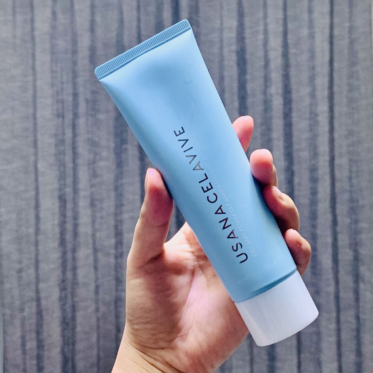 Customer photo review of Creamy Foam Cleanser