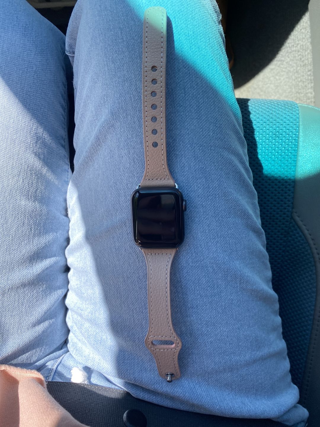 Customer photo review of Adelphos Leather Band (4 Colours)