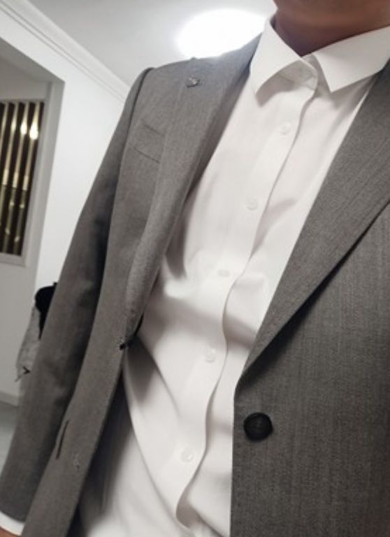 Customer photo review of Stretch Non-iron Anti-wrinkle Shirt