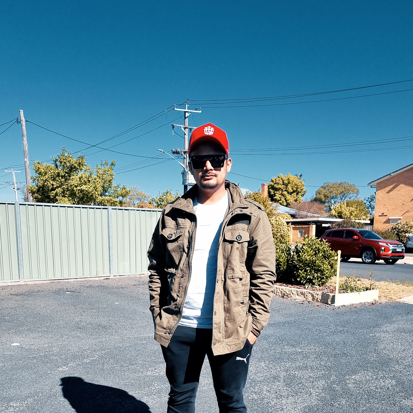 Customer photo review of Blood Red LVCO A-Frame Snapback