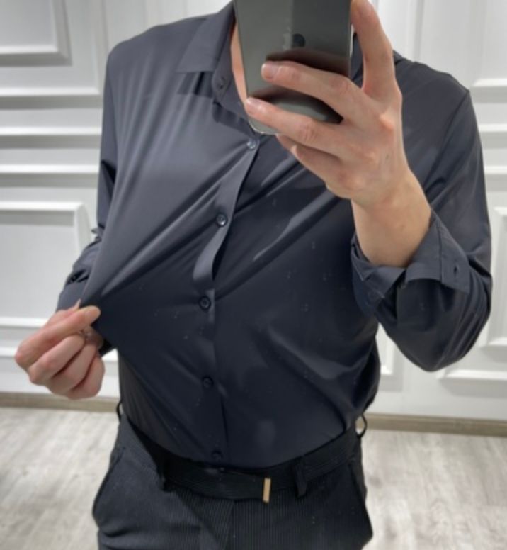 Customer photo review of Stretch Non-iron Anti-wrinkle Shirt