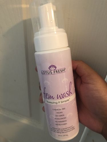 Customer photo review of Keeping It Simple Feminine Wash