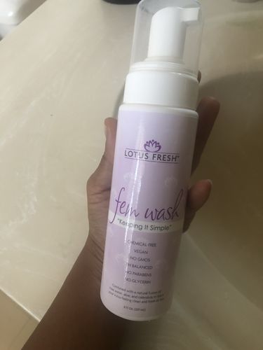 Customer photo review of Keeping It Simple Feminine Wash