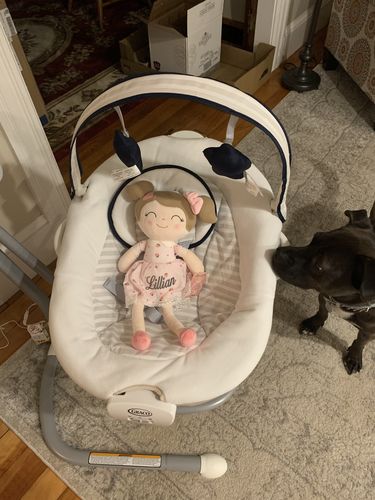 Customer photo review of Personalized Leya Doll Customized Baby Gift with Gift Bag - 5 Colors