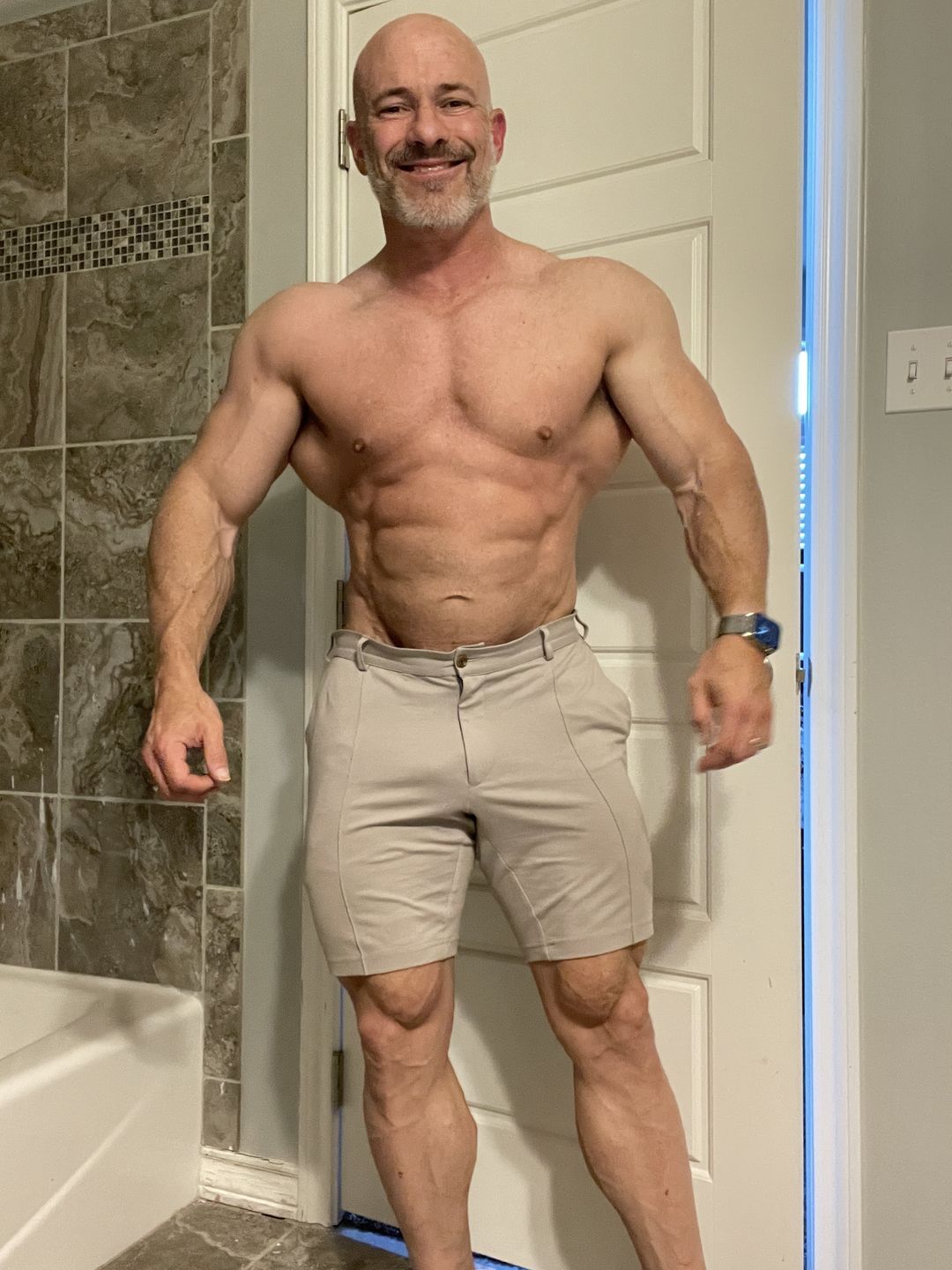 Customer photo review of USA Flex Shorts