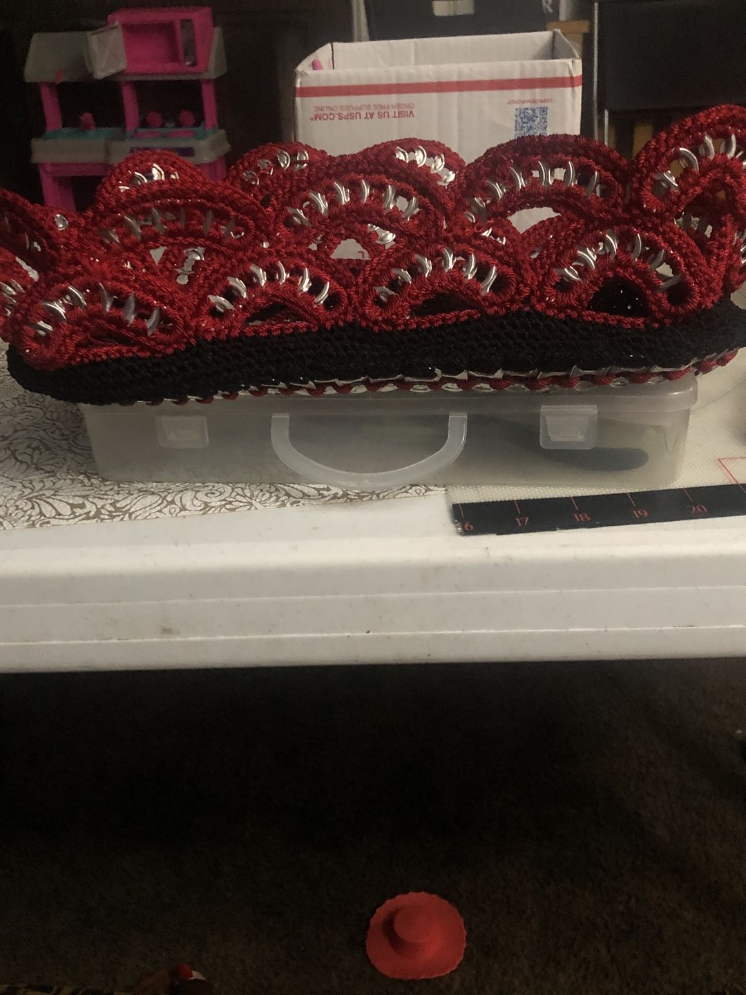 Customer photo review of Espiga No.9 - 100% Nylon Omega String Cord for Knitting and Crochet | Strong Mexican Thread for Crafts