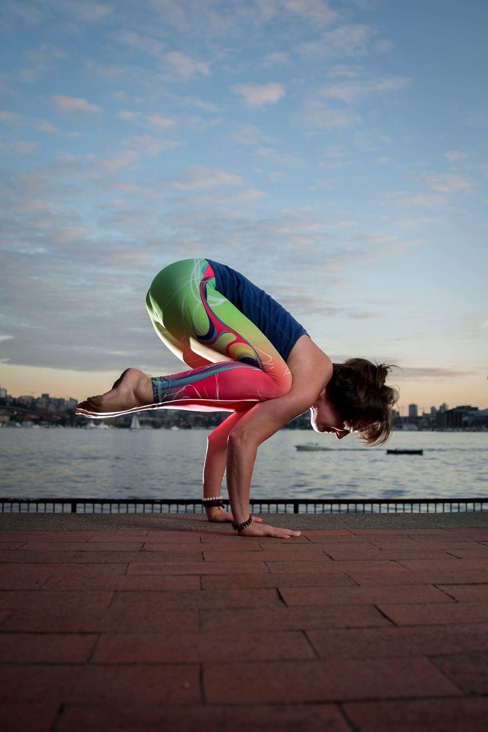 Customer photo review of Swim Leggings for Women UPF 50+| Mystica - Red-Green