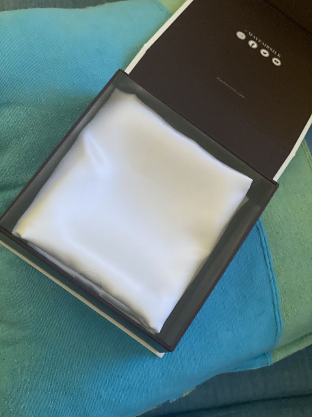 Customer photo review of Ivory Pure Silk Pillowcase