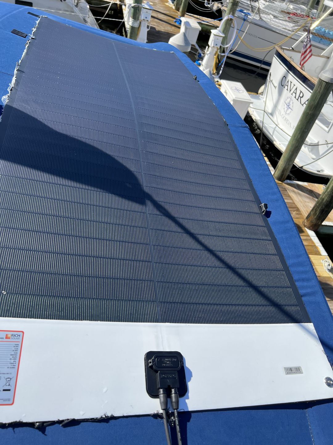 Customer photo review of 160 Watt Flexible Solar Kit with 20A MPPT Controller BACKORDER