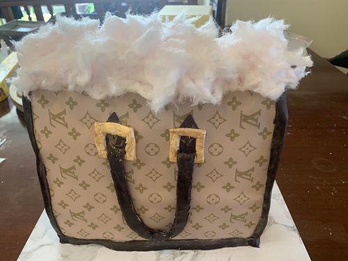 Customer photo review of Designer Brand Louis Vuitton - Edible Icing Cake Wrap