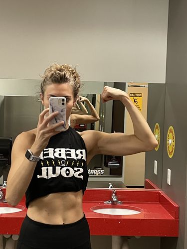 Customer photo review of 100 - Rebel Crop Braided Tank Top