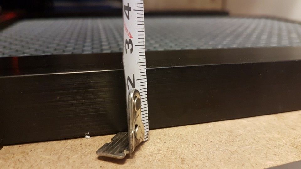 Customer photo review of Cloudray Honeycomb Work Table For Laser Engraver