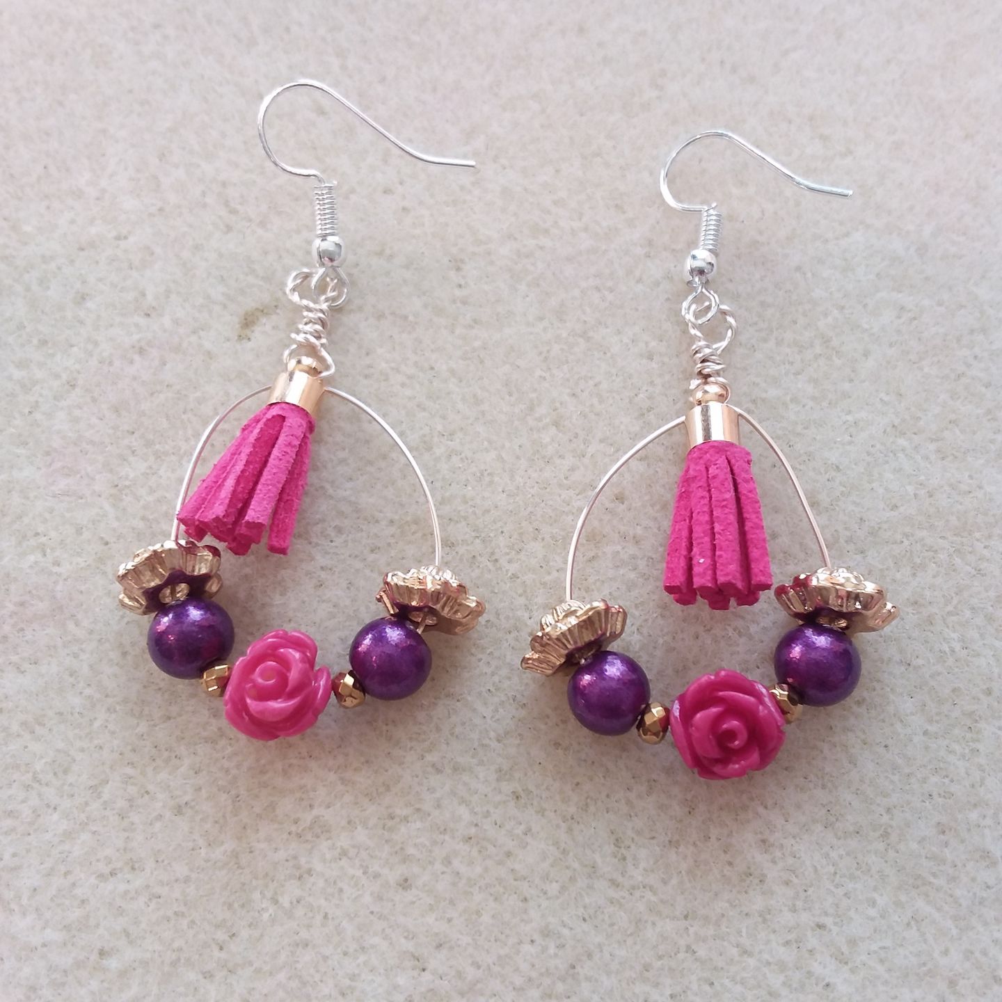Customer photo review of Mini Bead Mix in Pink Dragonfruit